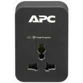 Apc Surgearrest Essential Surge Proteor 1x Universal Outlet Plug Uk Input - CompuMe